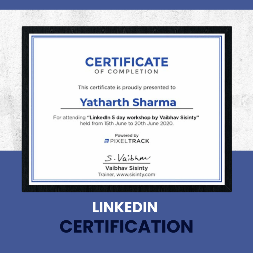 Linkedin Certification